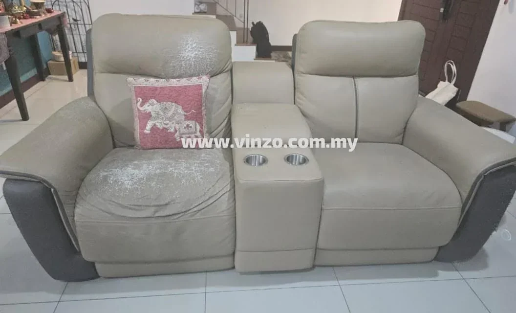 Sofa before restoration, project 05